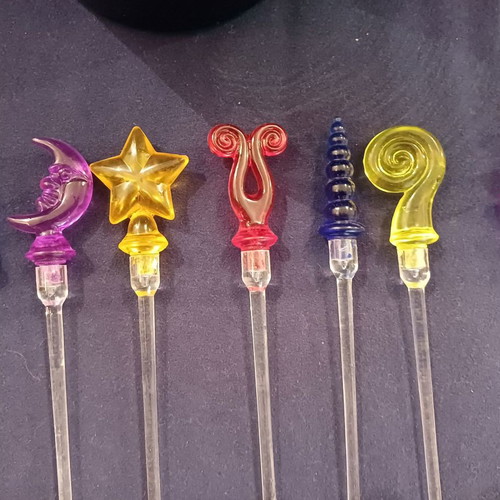 Vintage cocktail set used with 12 spoons and 4 stirrers