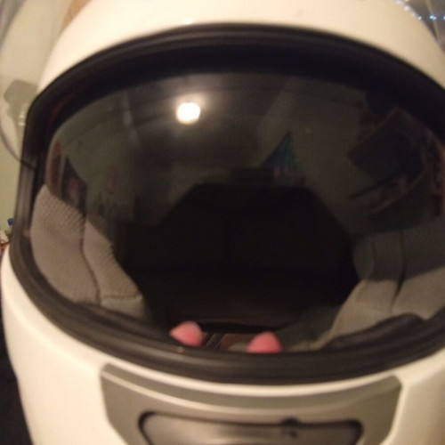 Corsa CN-200 helmet size S like new with integrated sunglasses