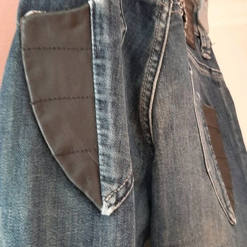 Jeans Badge women's pants like new, blue