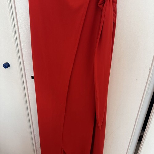 Lynne red maxi summer dress like new, size L