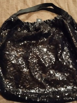 Tally Weijl Handbag like new, handmade with sequins