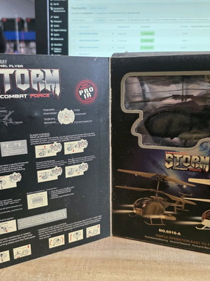 Дистанционно управляван хеликоптер Storm Combat Force Pro IR като нов