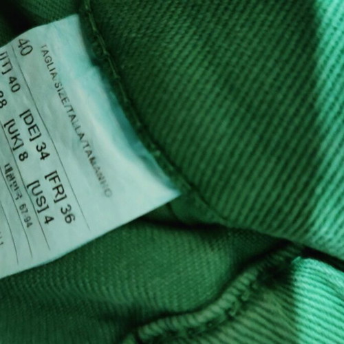 Denim pants green United Colors of Benetton new, size M 38 10