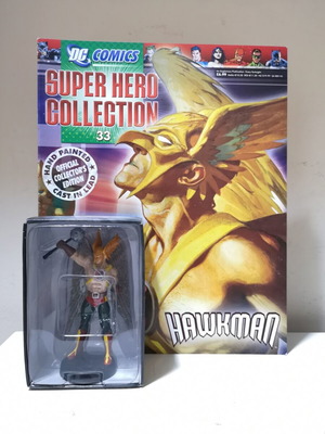 Eaglemoss DC Superhero Comics Hawkman #33 καινούργια μεταλλική φιγούρα
