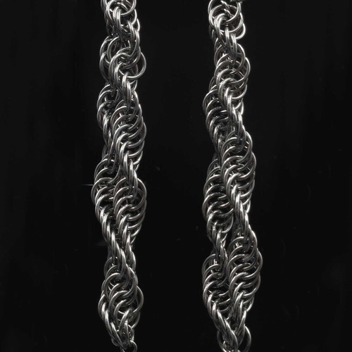 Elix earrings new, spiral design, adjustable length