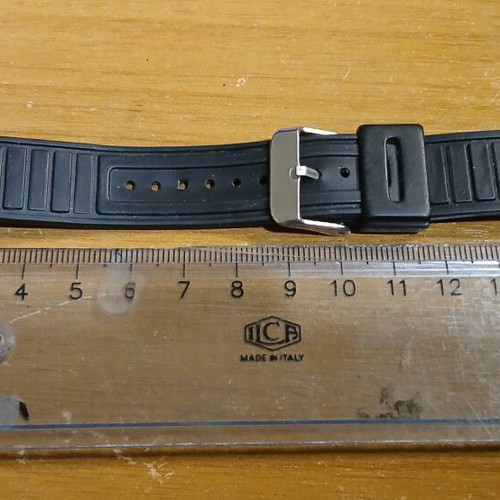 Rubber watch straps like new, men's