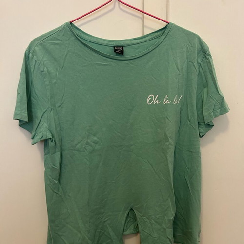 Blind Date Mint Blue Blouse used, size L