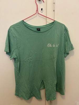 Blind Date Mint Blue Blouse used, size L
