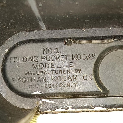 Folding pocket Kodak No 1 Model E folding camera used