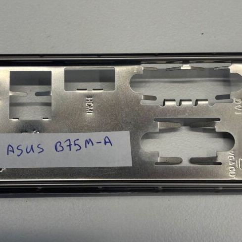 I/O Shield for ASUS B75M-A motherboard like new