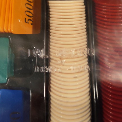 Dal Negro poker chip set with 170 Italian chips new