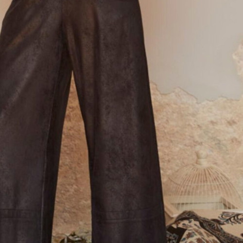 Nidodileda leather pants like new, black, size S
