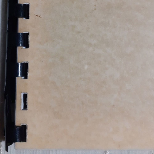 Cookbook used with plastic binding, Greek recipes