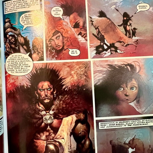Sláine the Horned God hardcover comic like new, English