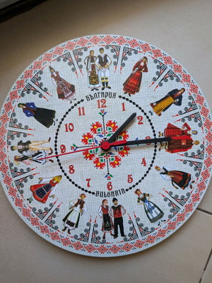 Wall clock like new from Bulgaria