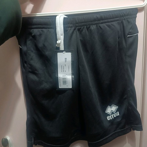 Errea sports shorts new, black, size M