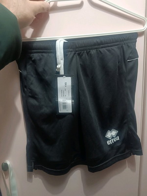Errea sports shorts new, black, size M