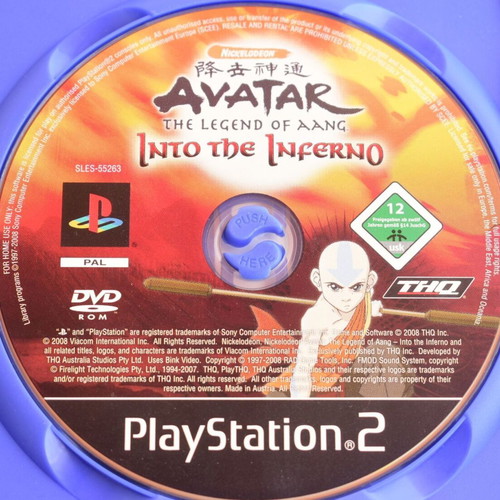 Avatar: The Legend of Aang - Into the Inferno PS2 game like new