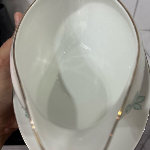 Bavaria sauce boat new with built-in saucer