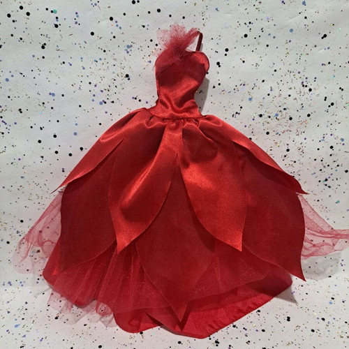 Barbie Holiday gown with minor flaws like new