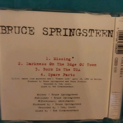 CD Bruce Springsteen, The All Seeing I, Planet Funk σαν καινούργια