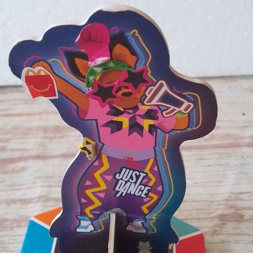 Just Dance paper figure used, Mcdonalds, 12 cm height