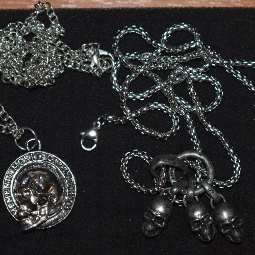 Gothic Style Pendants Pack of 2, Simple Steel