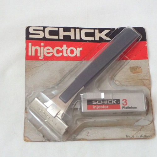 Schick Injector Type L razor new vintage with three-blade cartridge