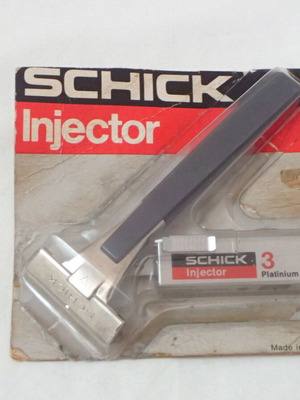 Ξυριστική μηχανή Schick Injector Type L καινούργια, vintage με μπεκ τριών ξυραφιών