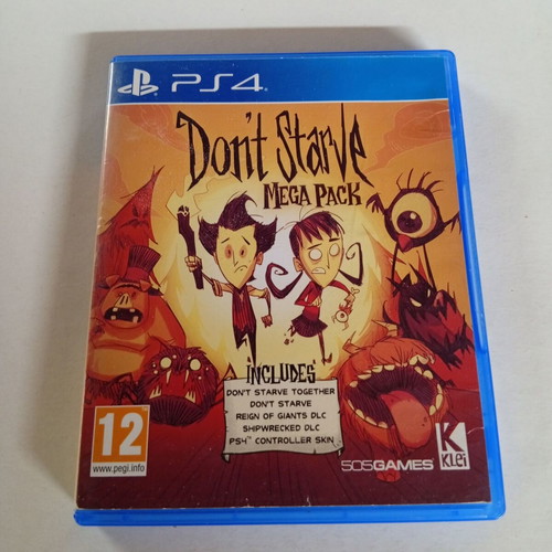 Don't Starve Mega Pack PS4 game used, action simulation strategy