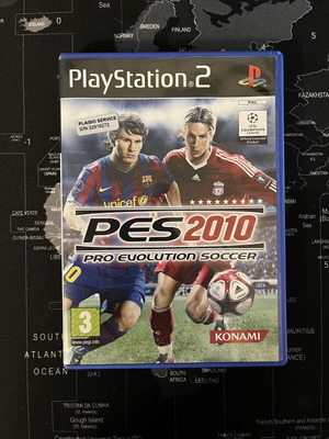 Pro Evolution Soccer PES 2010 PS2 game used, sports