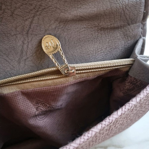 Magnifique pink/grey handbag new with tags