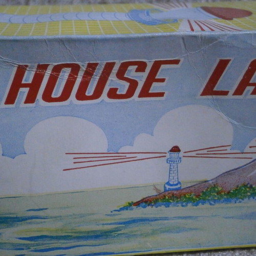 Lighthouse lamp new with box, functional, vintage