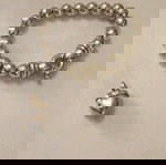  εντυπωσιακό σφυρήλατο ασημένιο 925 βραχιόλι folli follie