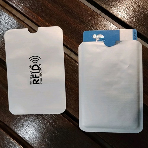 RFID card sleeve new anti-theft protection