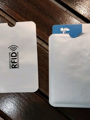 RFID card sleeve new anti-theft protection