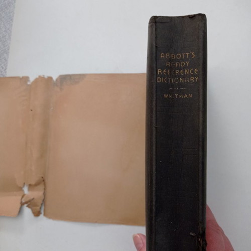 Dictionary Abbott s Ready Reference of the English Language used