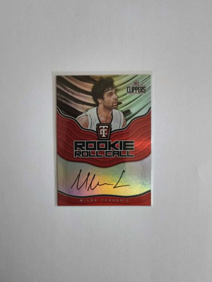 Milos Teodosic Rookie Roll Call autograph card like new