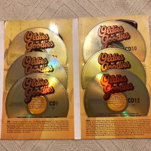Goldies But Goodies CD box set 12 discs Greek and foreign songs