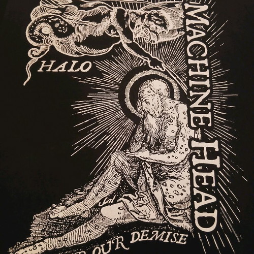 Machine Head promo single HALO T-shirt Medium like new, black Gildan