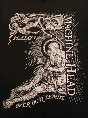 Machine Head promo single HALO T-shirt Medium like new, black Gildan