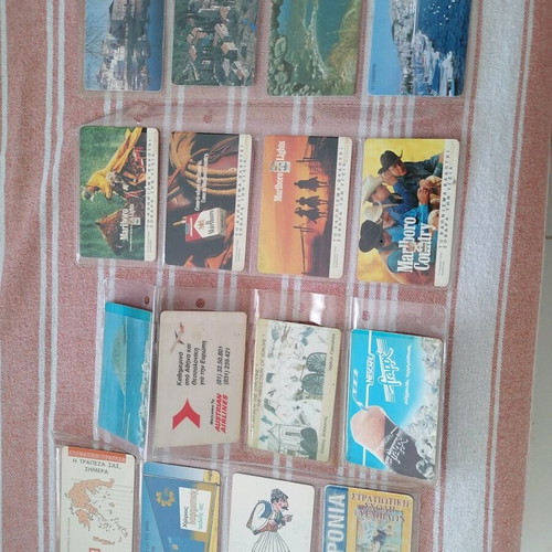 Rare OTE phone cards pack from 1990s used, collectible