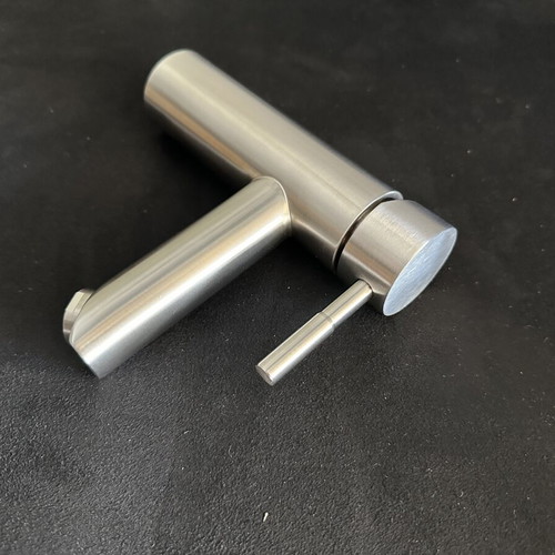 Italian INOX sink faucet new, silver 35mm