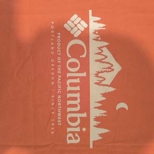 Columbia T-shirt XL new, orange