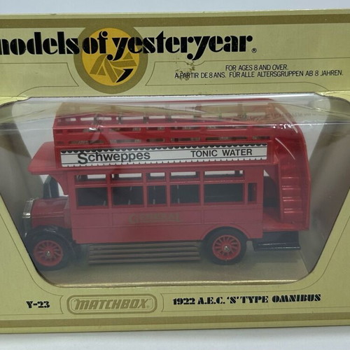 Matchbox 1978 Models of Yesteryear Y-23 A.E.C. S Type Omnibus 1922 new