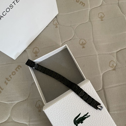 Lacoste Link Bracelet black stainless steel new
