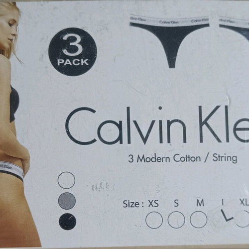 Calvin Klein women's trio new, black, white, grey, large