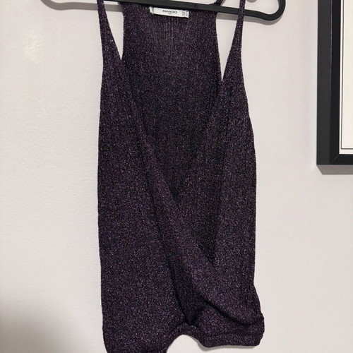 Women's evening wrap top with straps Mango used, size S
