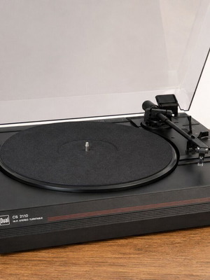 Dual CS 2110 vintage Hi-Fi στερεοφωνικό πικάπ με belt drive system