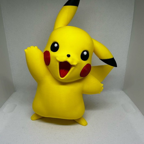 Pikachu figure like new in dynamic pose, height 19cm